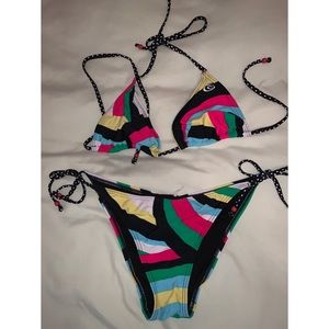 Two piece swim suit